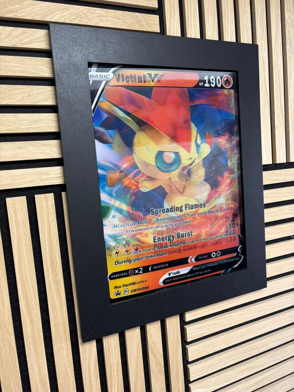 Ivysaur Meowth Pokemon 3D Lenticular Poster Framed 30x40cm