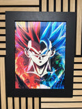 Goku Dragon Ball Z 3D Lenticular Poster Framed 30x40cm