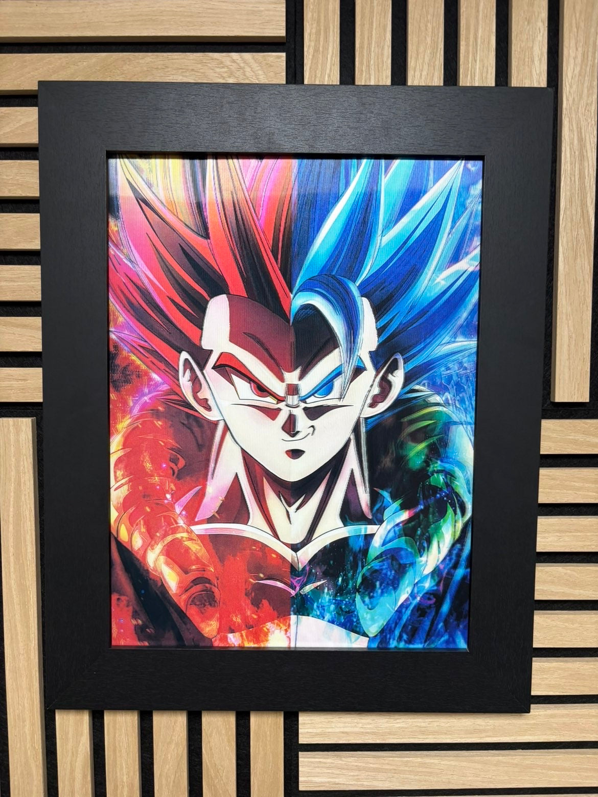 Goku Dragon Ball Z 3D Lenticular Poster Framed 30x40cm