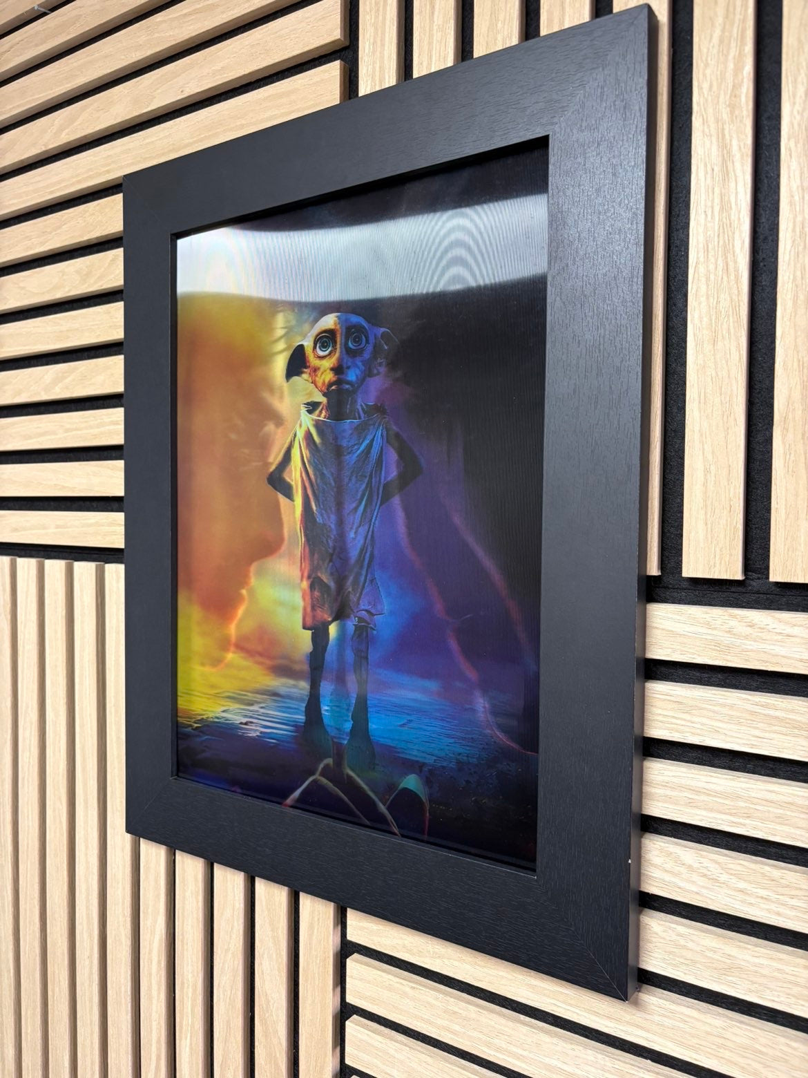 Dobby/Harry Potter 3D Lenticular Poster Framed 30x40cm