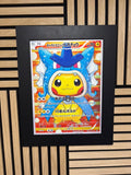 Japanese Pokemon 3D Lenticular Poster Framed 30x40cm