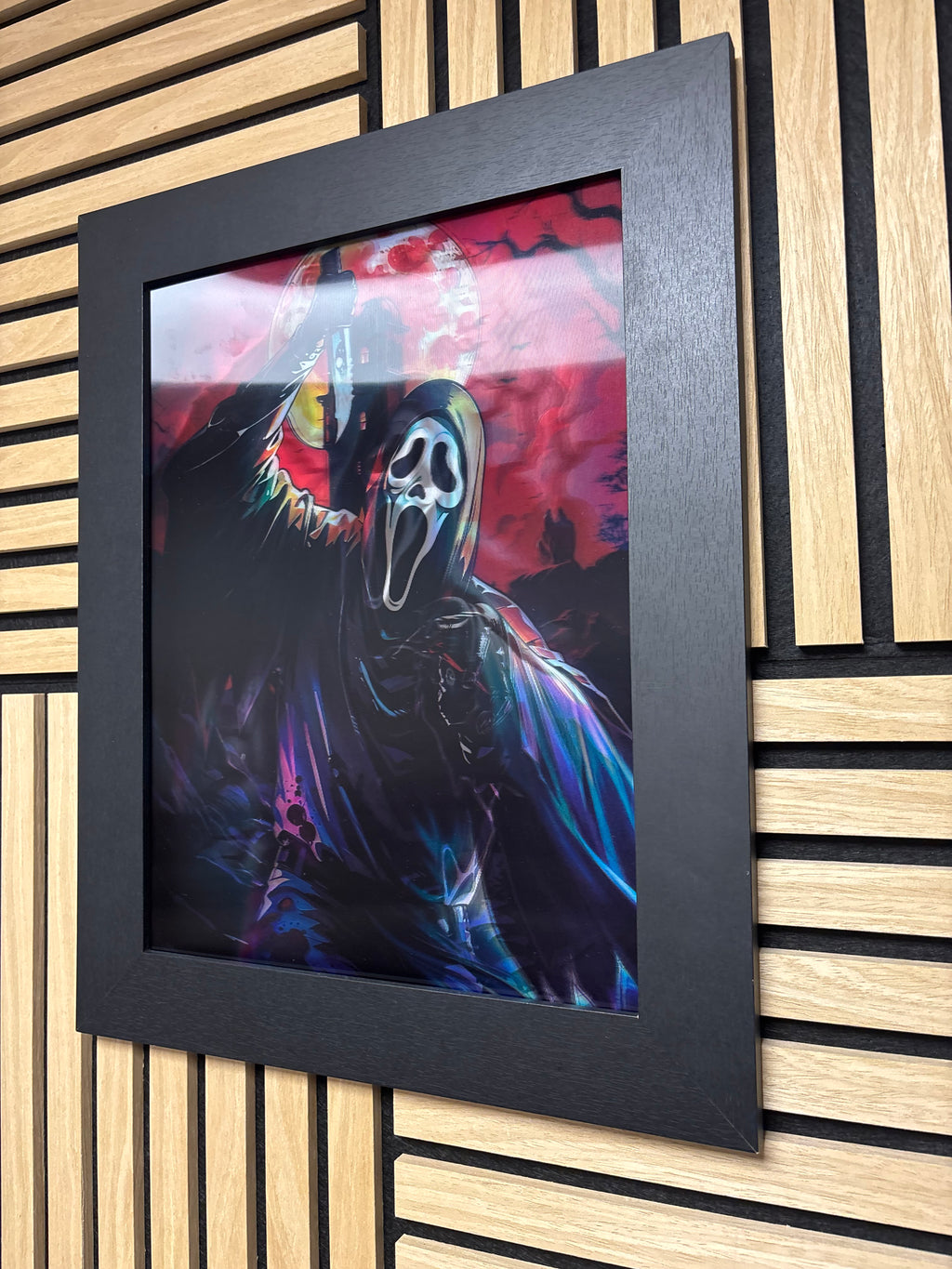 Scream 3D Lenticular Poster Framed 30x40cm