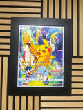 Pokemon Pikachu 3D Lenticular Poster Framed 30x40cm