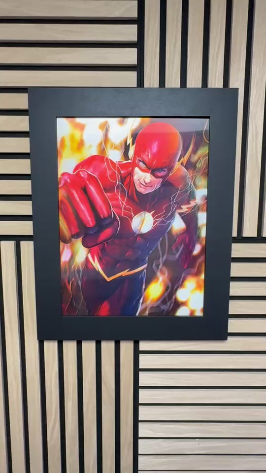 Flash 3D Lenticular Poster Framed 30x40cm