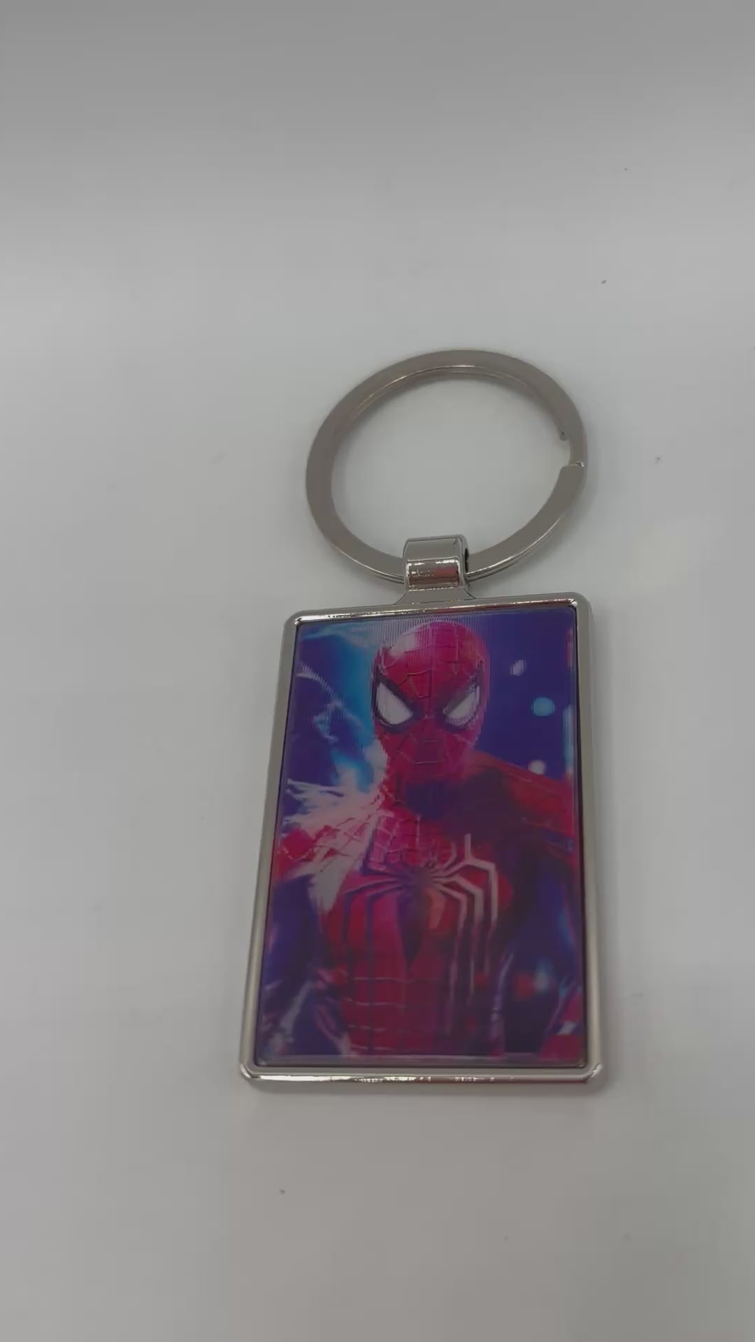 Spiderman 3D Lenticular Keychain