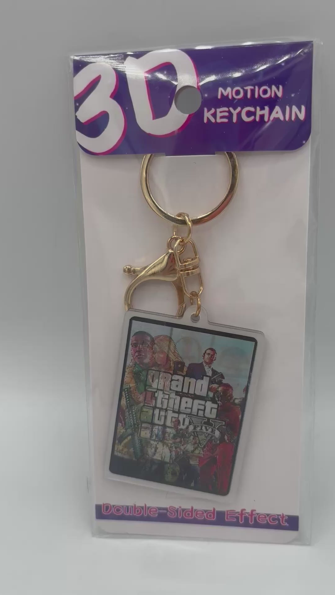 GTA 5 3D Lenticular Keychain