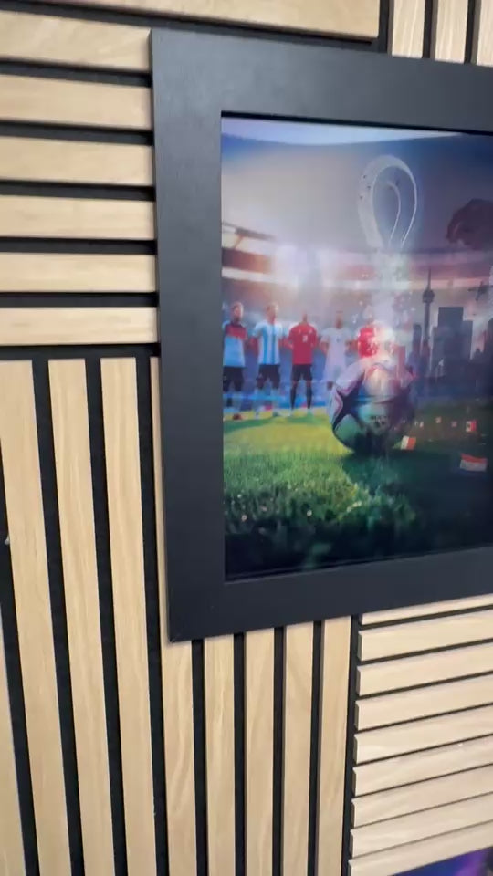 World Cup 3D Lenticular Poster Framed 30x40cm