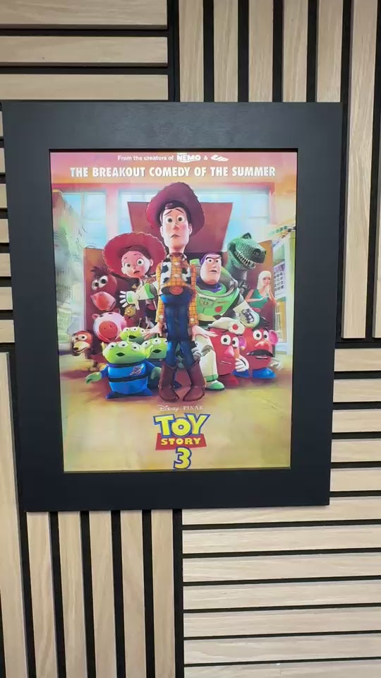 Toy Story 3D Lenticular Poster Framed 30x40cm
