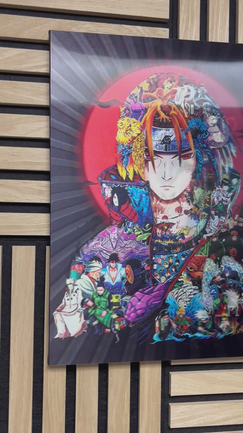 Anime 3D Lenticular Poster Canvas Ready To Hang 30x40cm CLEARANCE