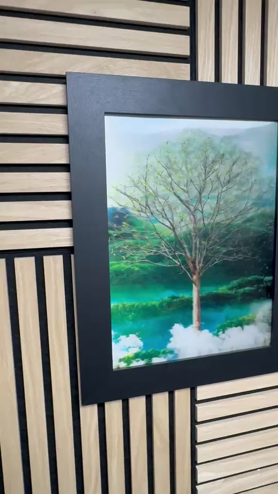 Nature 3D Lenticular Poster Framed 30x40cm