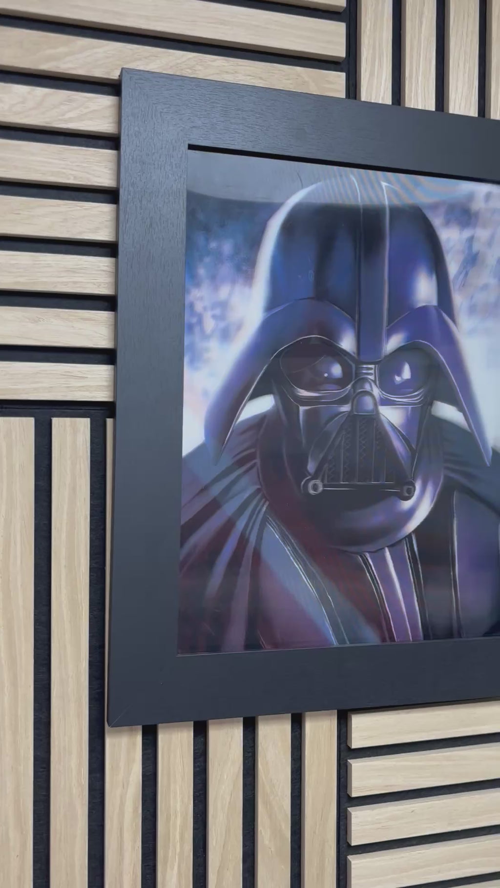 Star Wars 3D Lenticular Poster Framed 30x40cm