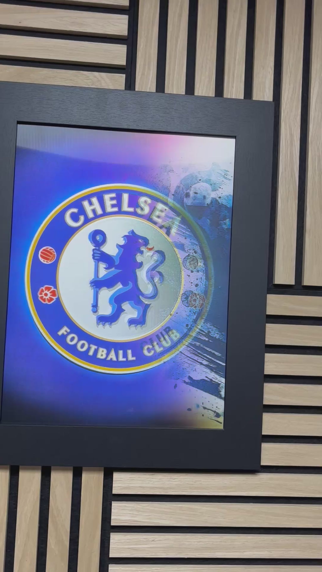Chelsea 3D Lenticular Poster Framed 30x40cm