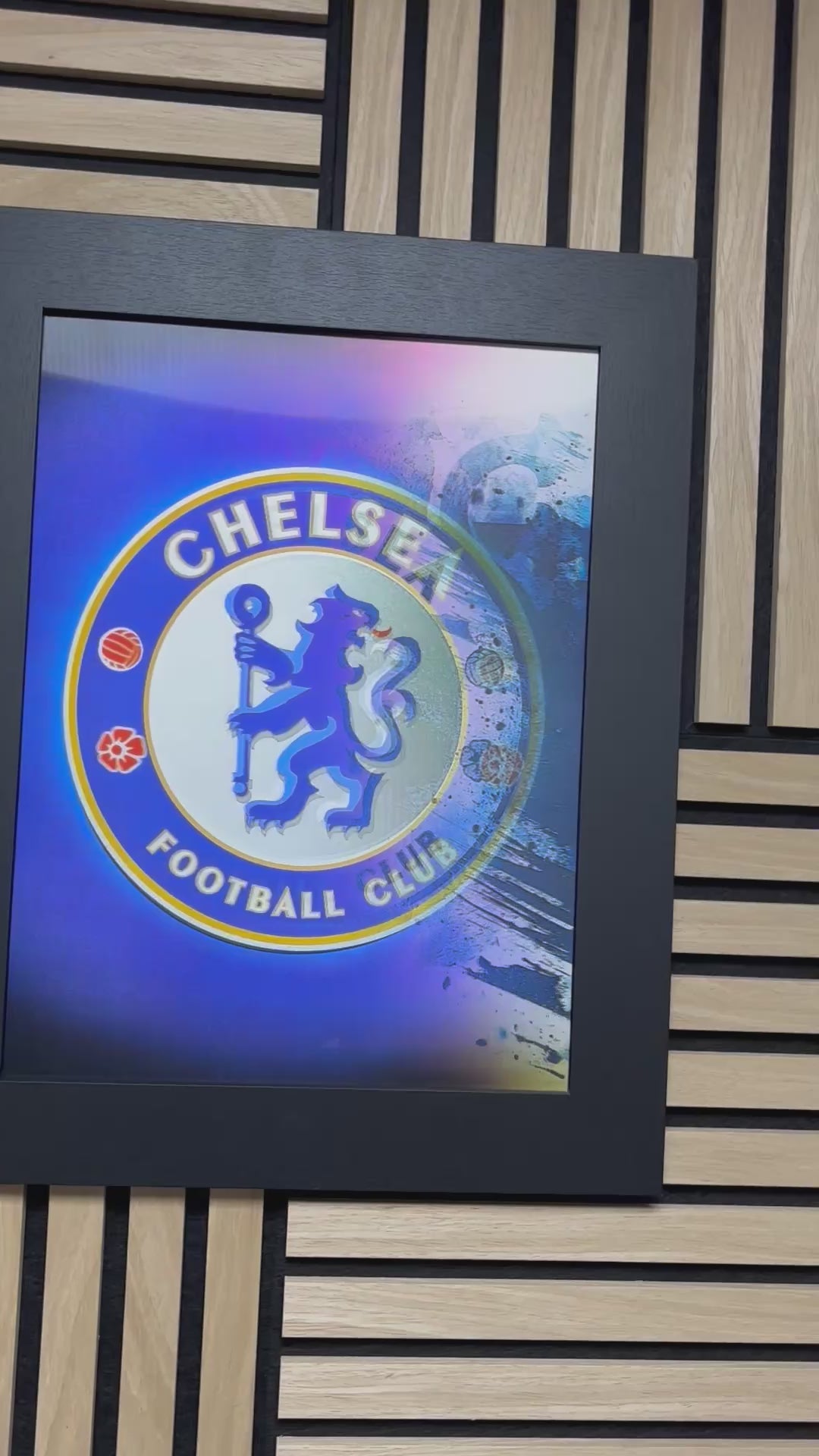 Chelsea 3D Lenticular Poster Framed 30x40cm