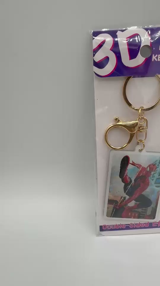 Spiderman 3D Lenticular Keychain
