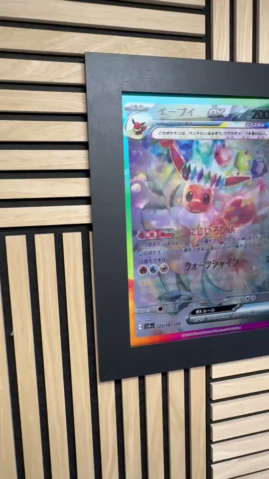 Japanese Umbreon Eevee 3D Lenticular Poster Framed 30x40cm