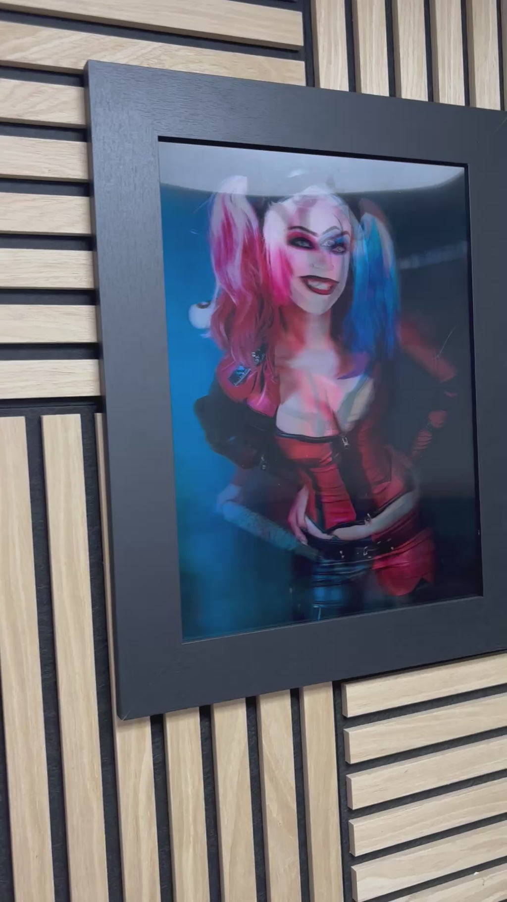 Harlequin 3D Lenticular Poster Framed 30x40cm