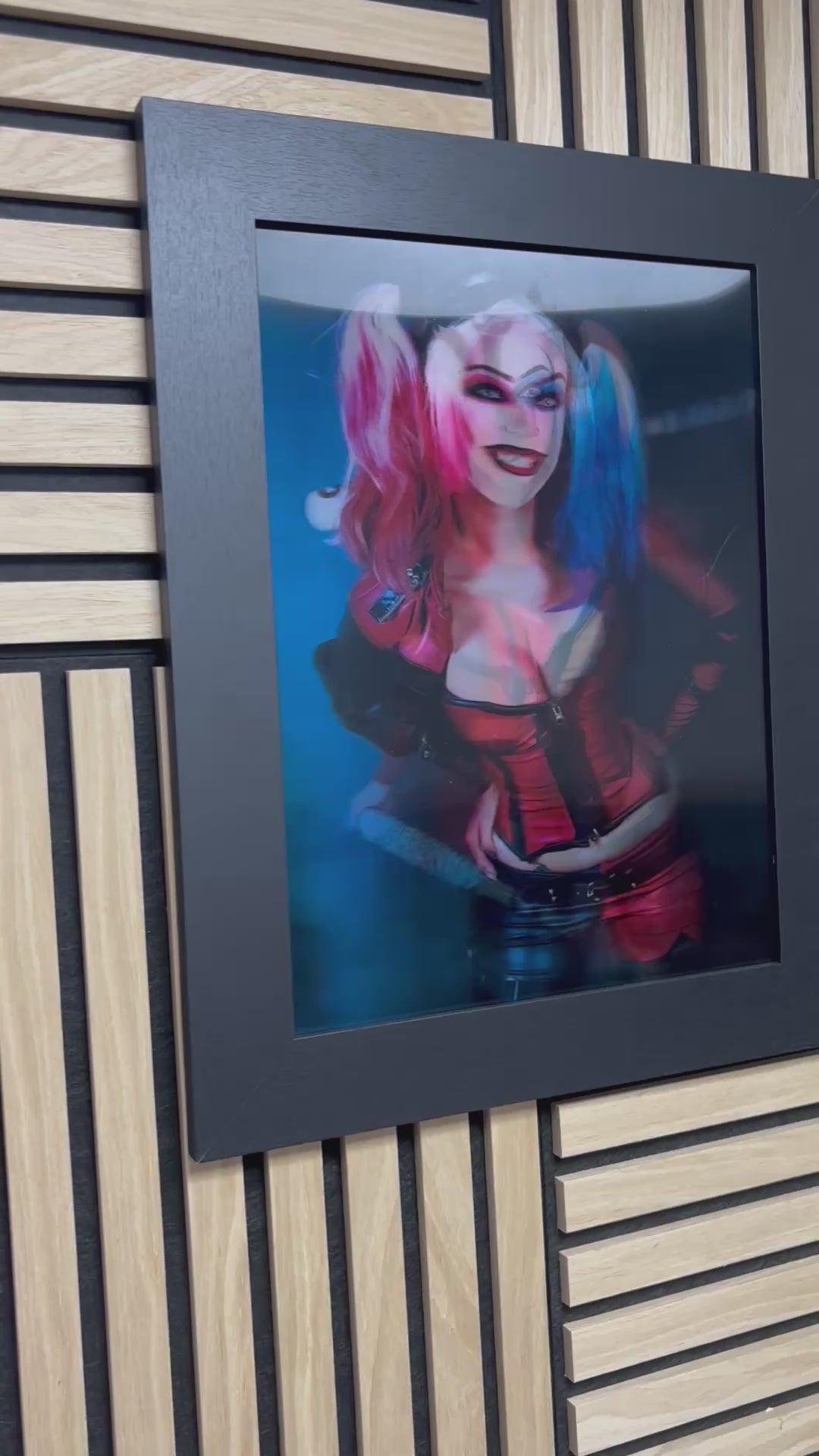 Harlequin 3D Lenticular Poster Framed 30x40cm