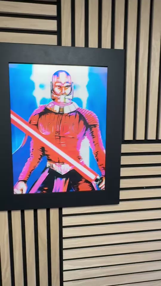 Star Wars 3D Lenticular Poster Framed 30x40cm