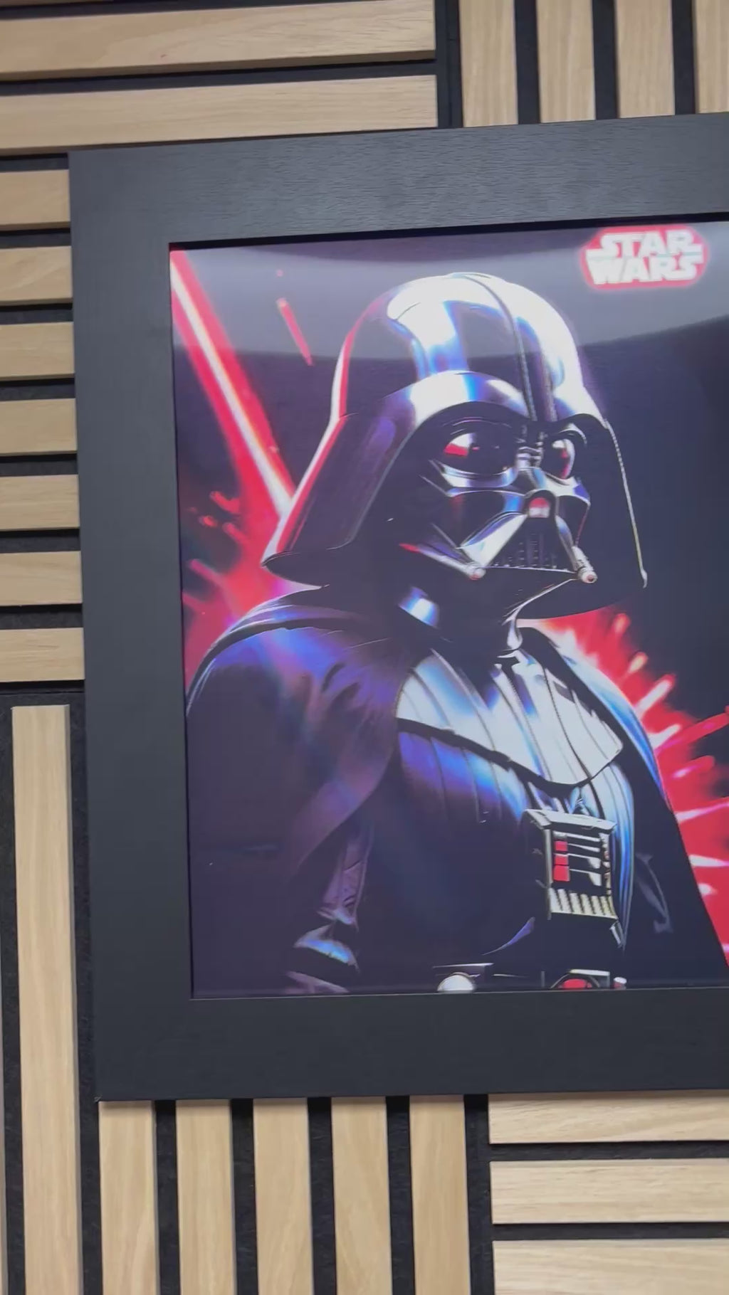 Star Wars 3D Lenticular Poster Framed 30x40cm
