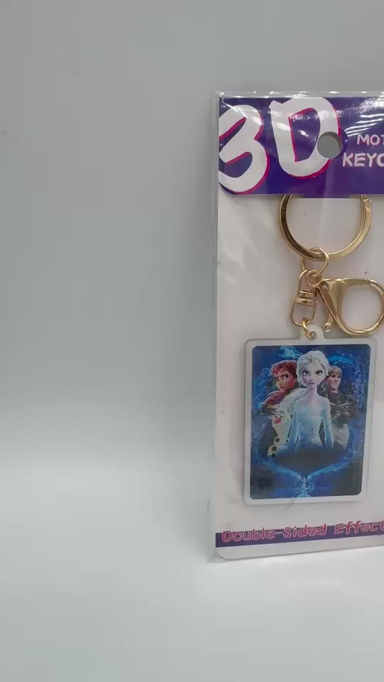Frozen 3D Lenticular Keychain