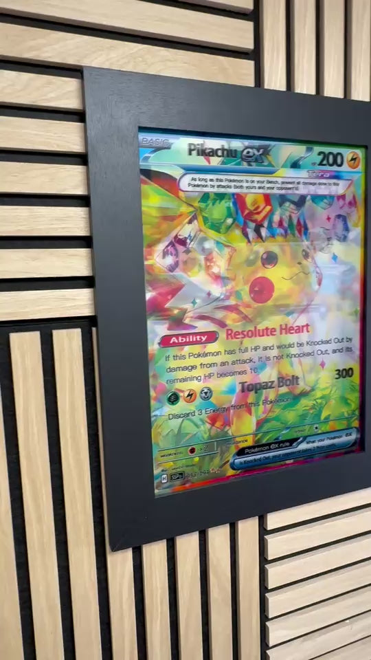 Pikachu 3D Lenticular Poster Framed 30x40cm
