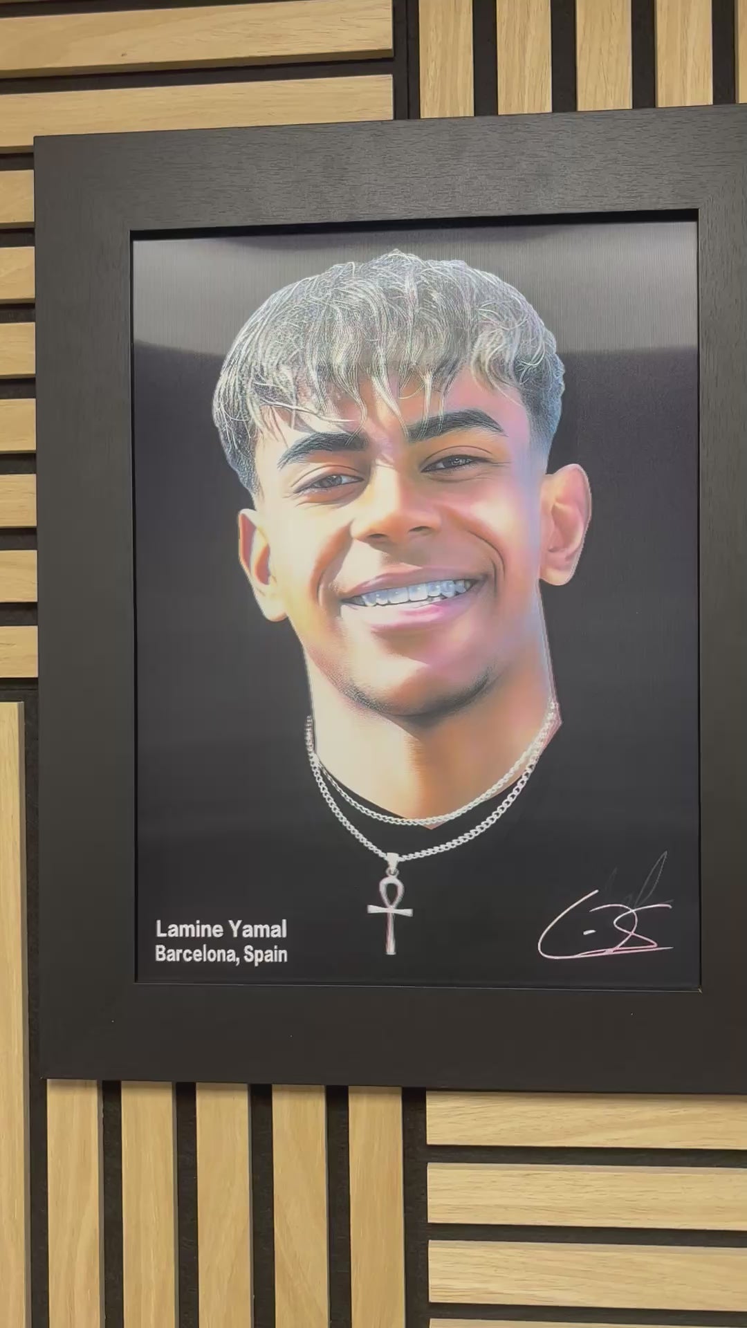 Yamal Mbappe Haaland 3D Lenticular Poster 30x40cm