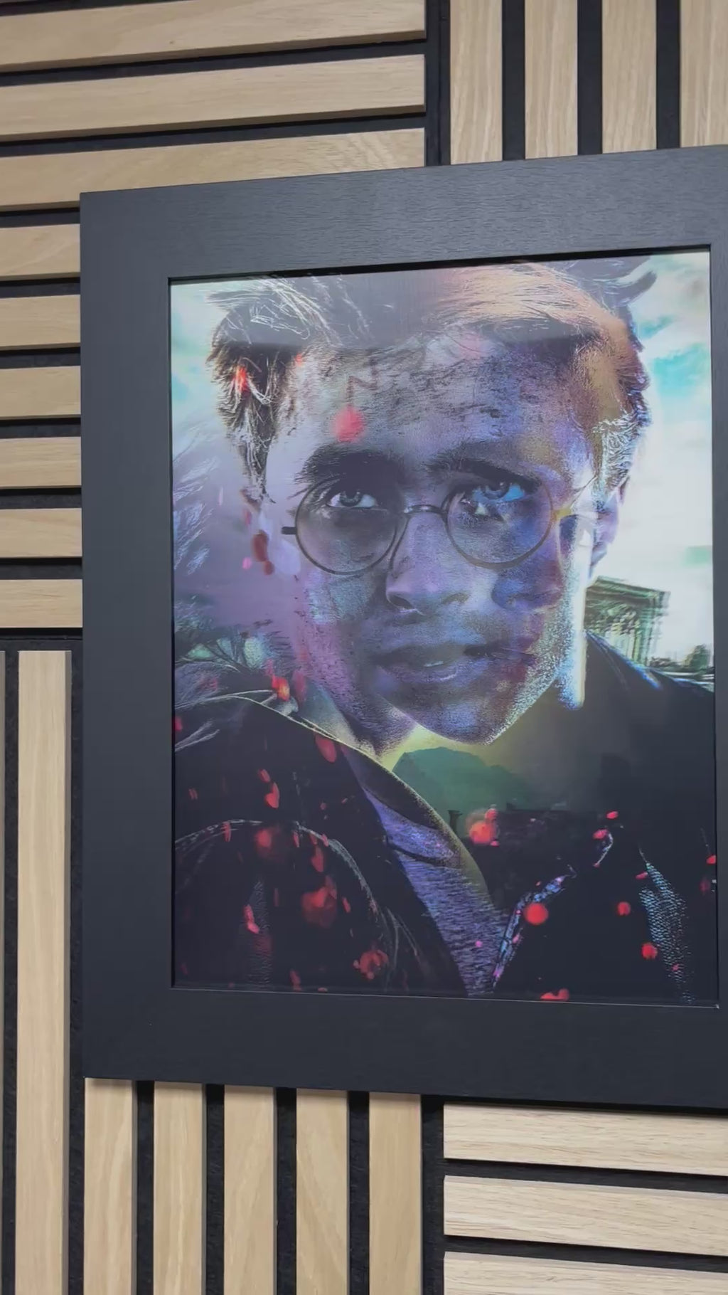 Harry Potter 3D Lenticular Poster Framed 30x40cm