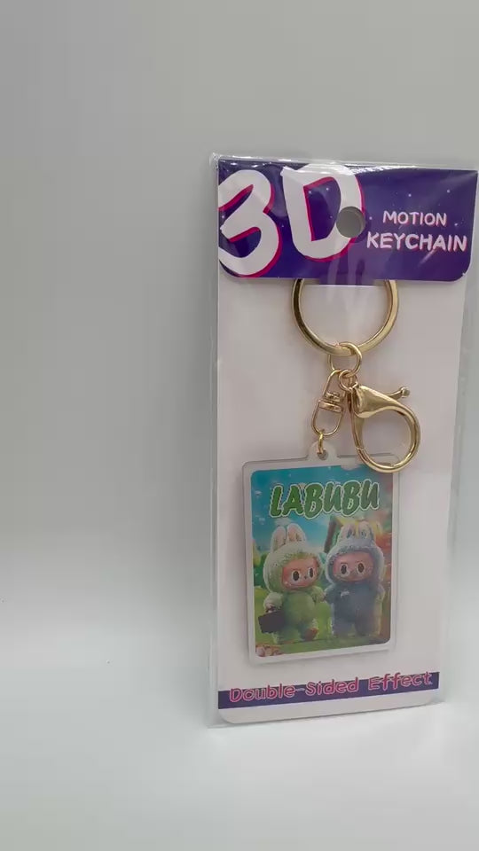 Labubu 3D Lenticular Keychain