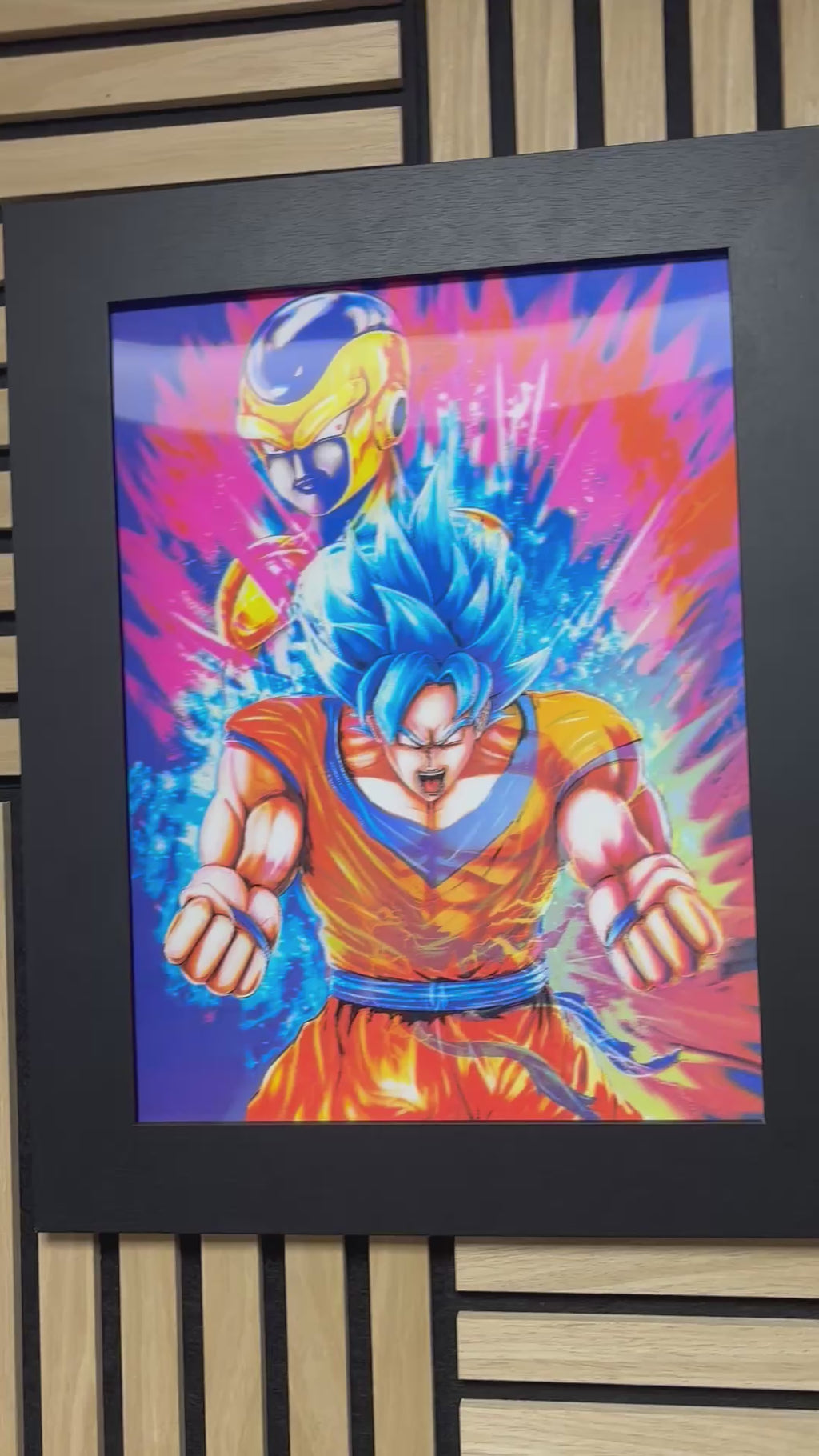 Dragon Ball Z 3D Lenticular Poster Framed 30x40cm
